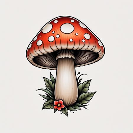 00102-1916395379-_lora_Traditional_Tattoos_0.65_ mushroom in style of tr4dt4t, traditional tattoo, white background,.png